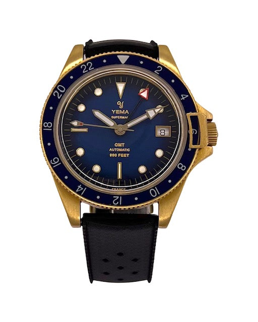 Yema 3000 Superman Heritage GMT Bronze Limited Edition 41mm Blue Dial YGMTZ20B41.GU61