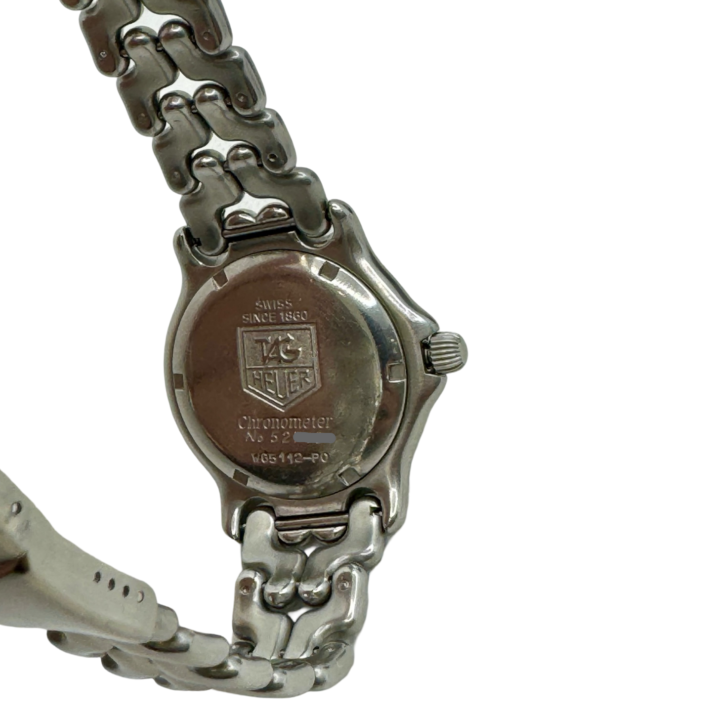 TAG Heuer S/EL Mens Automatic Chronometer Silver Dial Stainless Steel Bracelet WG5112-PO