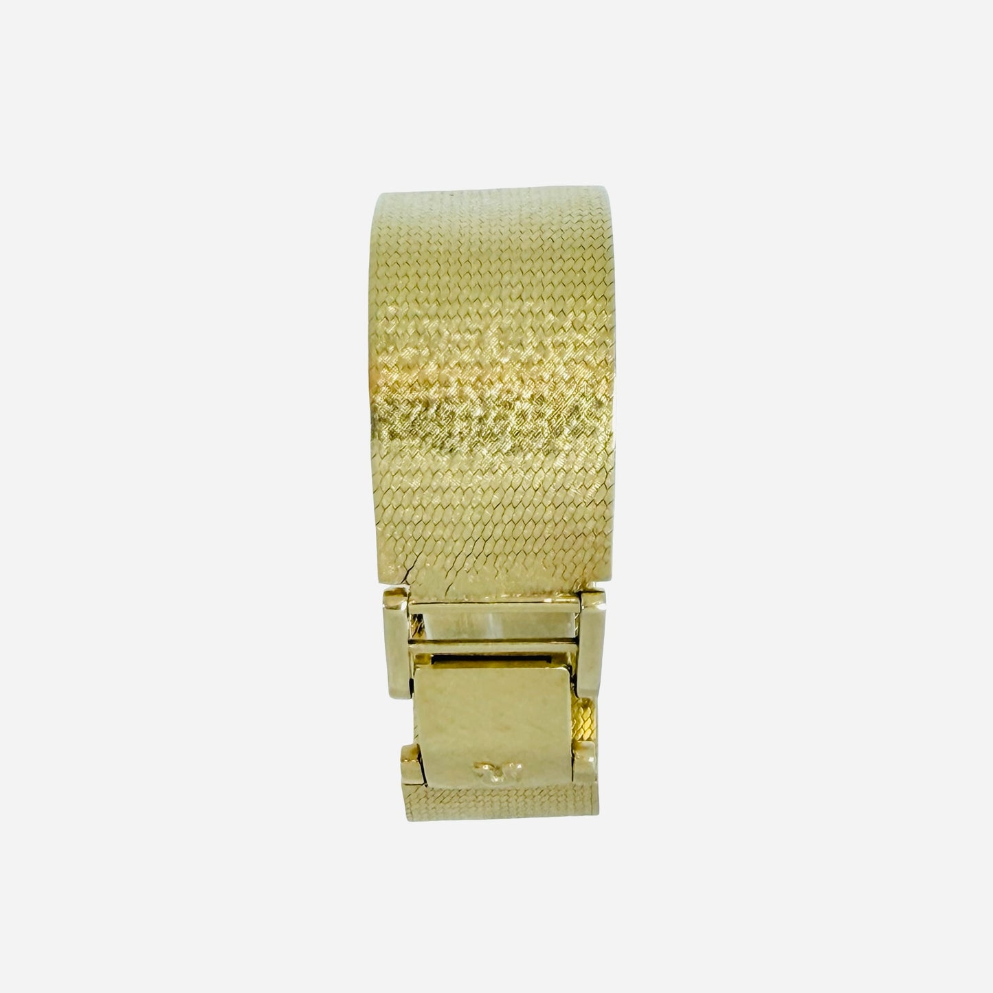 Omega Tank 14K Yellow Gold Manual Wind Diamond Bezel DD6846