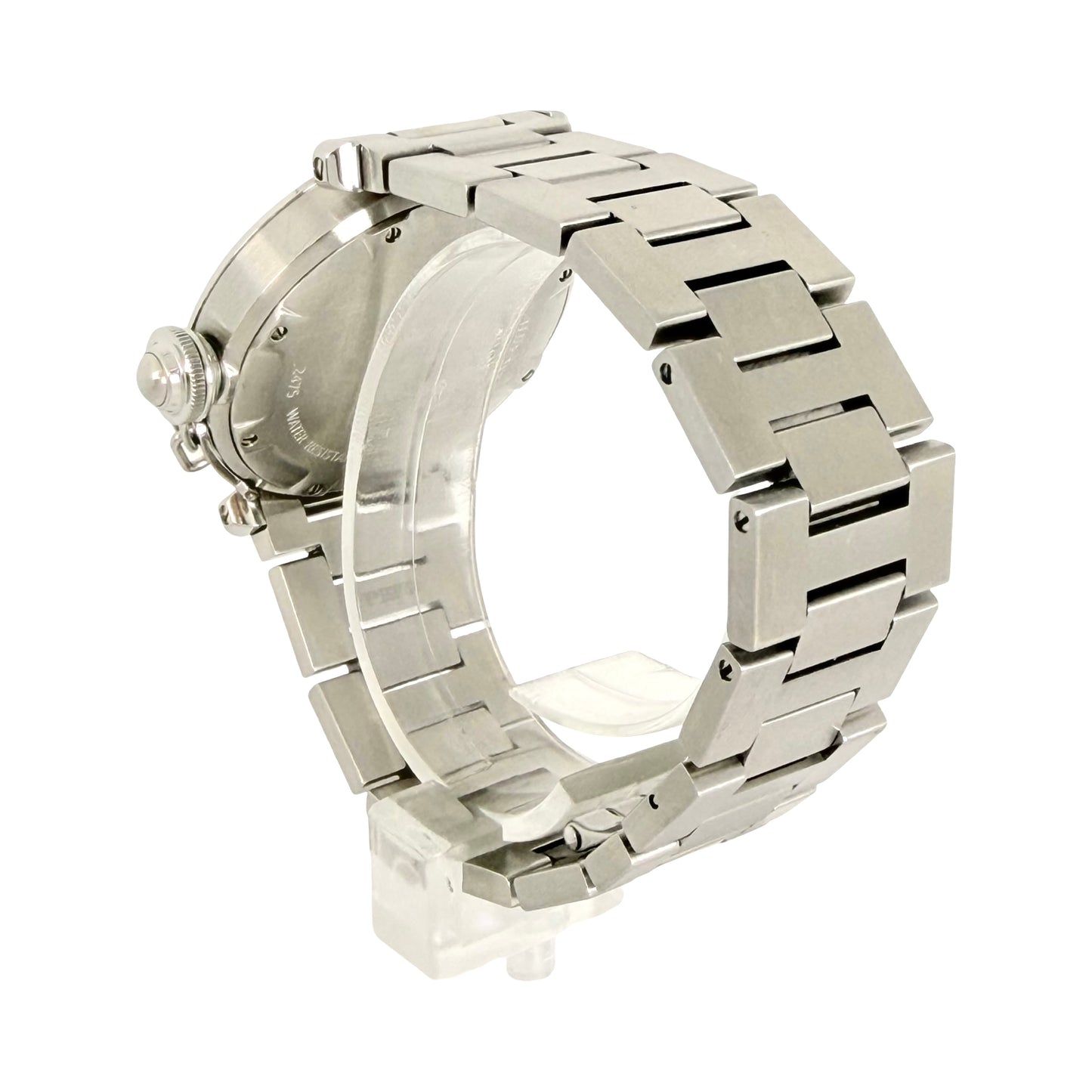 Cartier Pasha C Big Date 35mm Automatic White Dial Stainless Steel 2475
