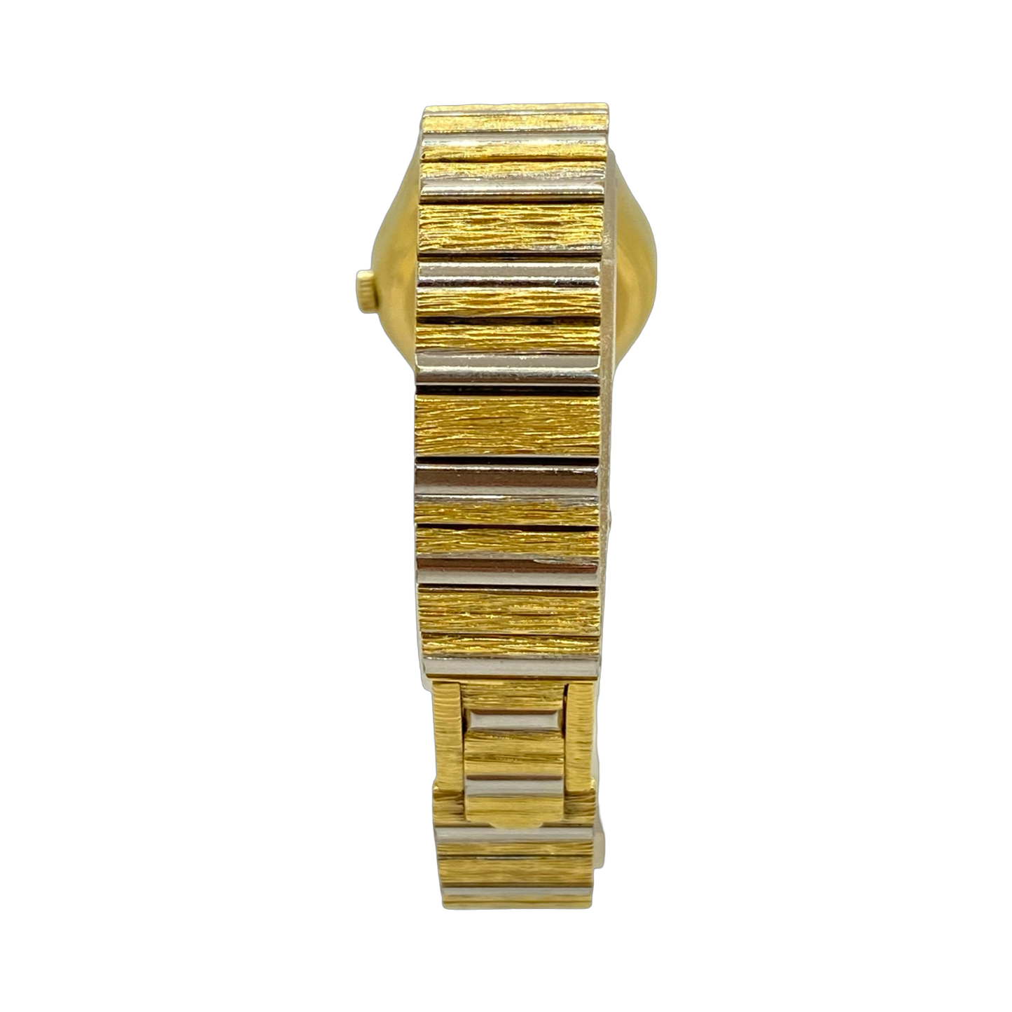 Raymond Weil Polo Geneve 18K Gold Electroplated Tri Color Dial 25mm Quartz Watch 9022