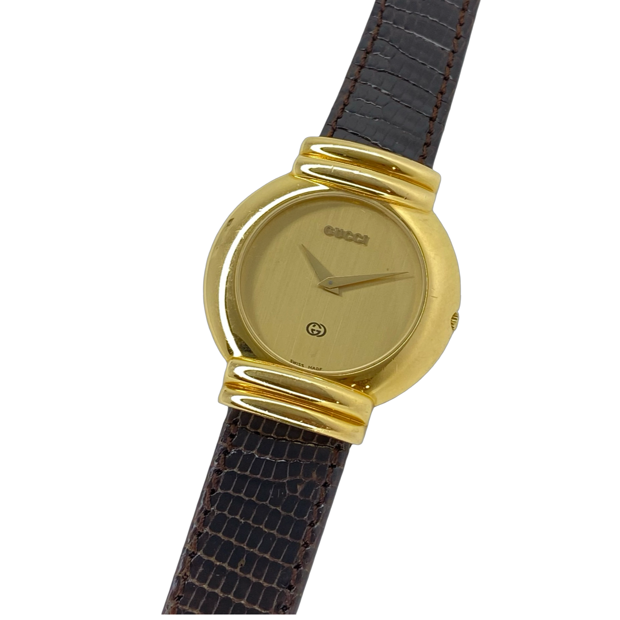 Gucci 5300M Goldplated 33mm Champagne Dial