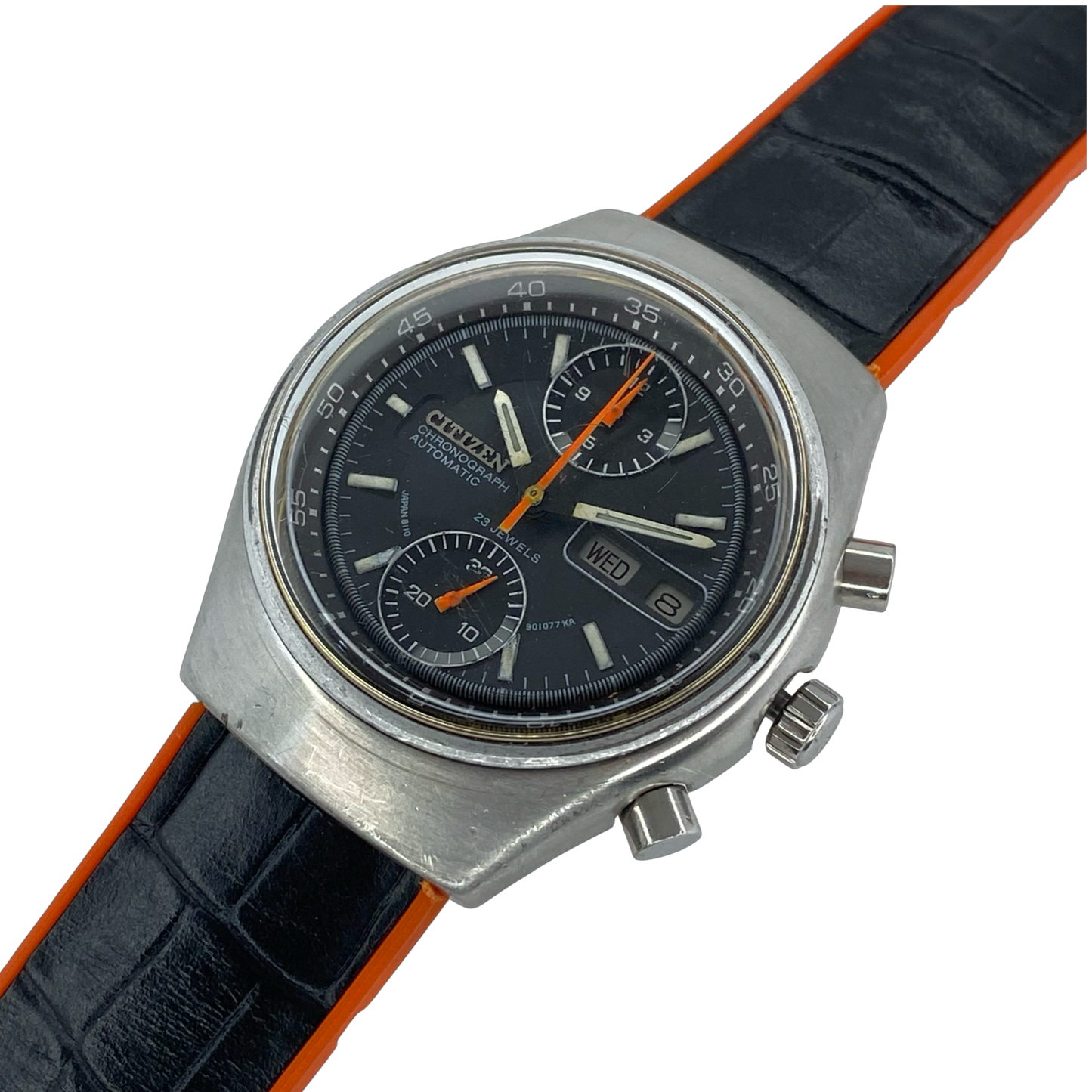 Citizen Automatic Flyback Chronograph "Spider" Day Date 67-9119 C.1977