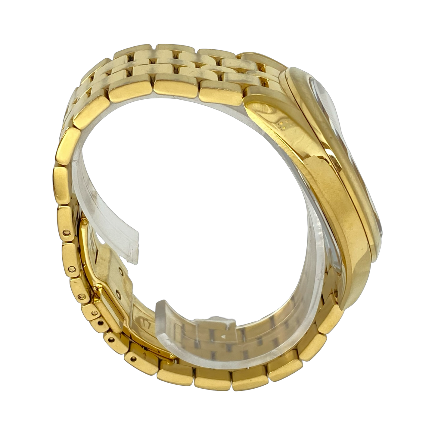 Bulova Curv Quartz Chronograph Gold Tone  45mm 97A125 Pre-Owned