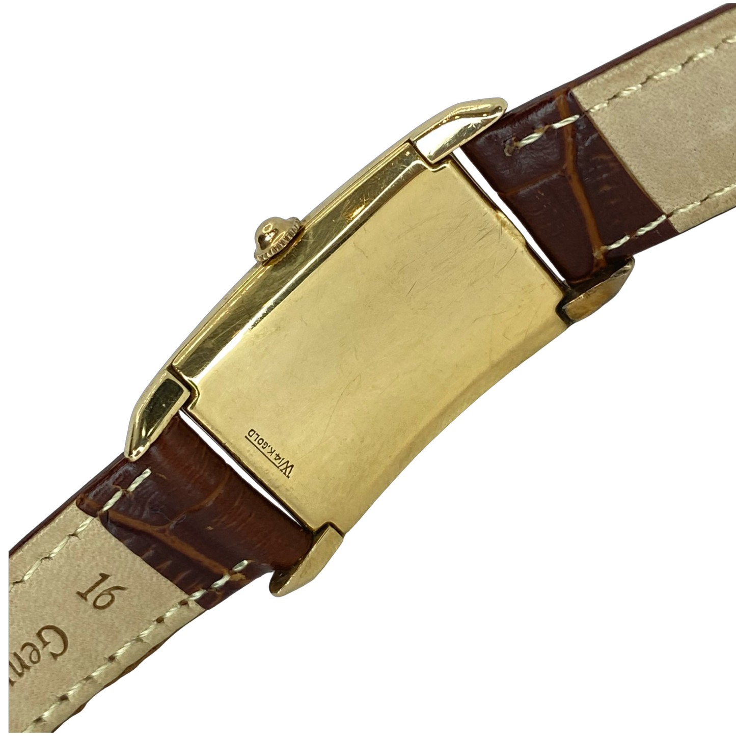 Vintage Gruen Curvex Precision 14K Yellow Gold Manual Wind