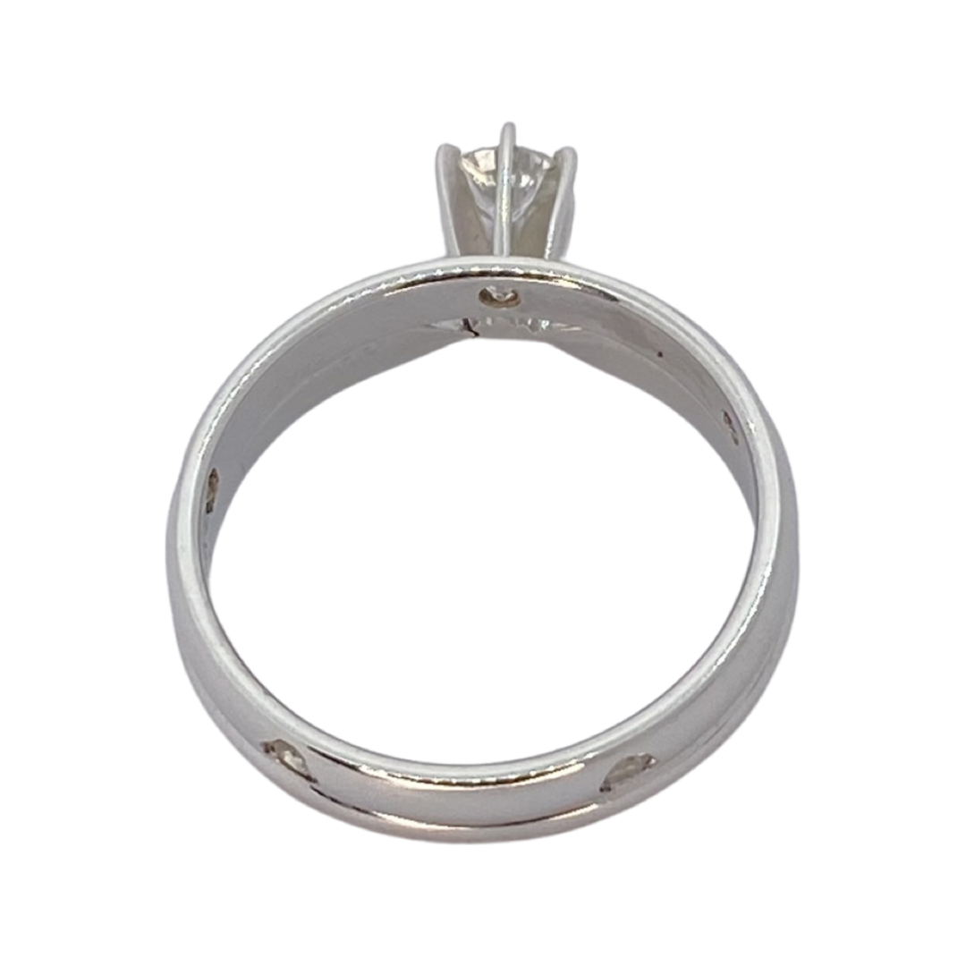 14K White Gold Diamond Ring Set