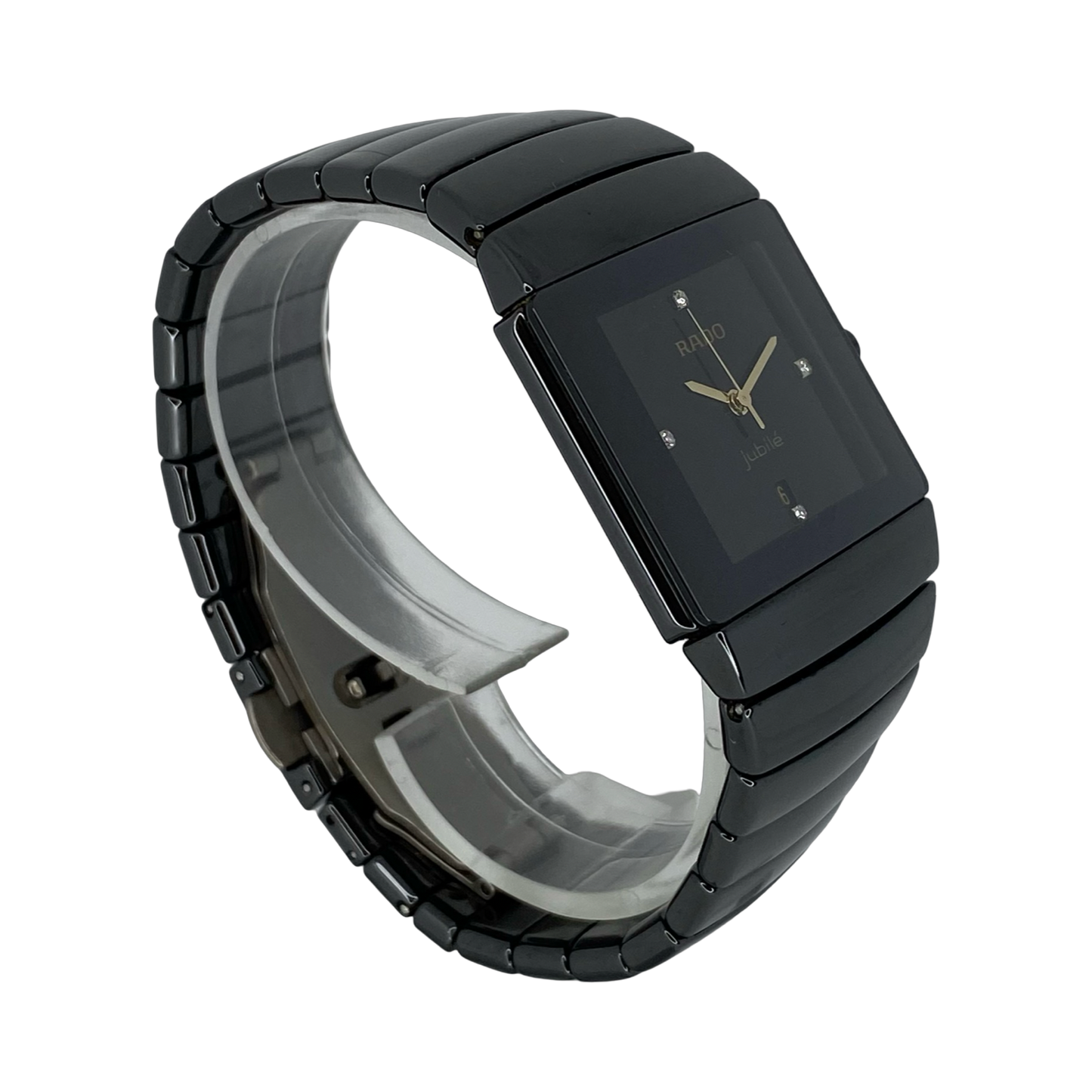 Rado Diastar Sintra Jubilé High-Tech Ceramic 28mm Mid Size Black/ Black Diamond Dial R13336732