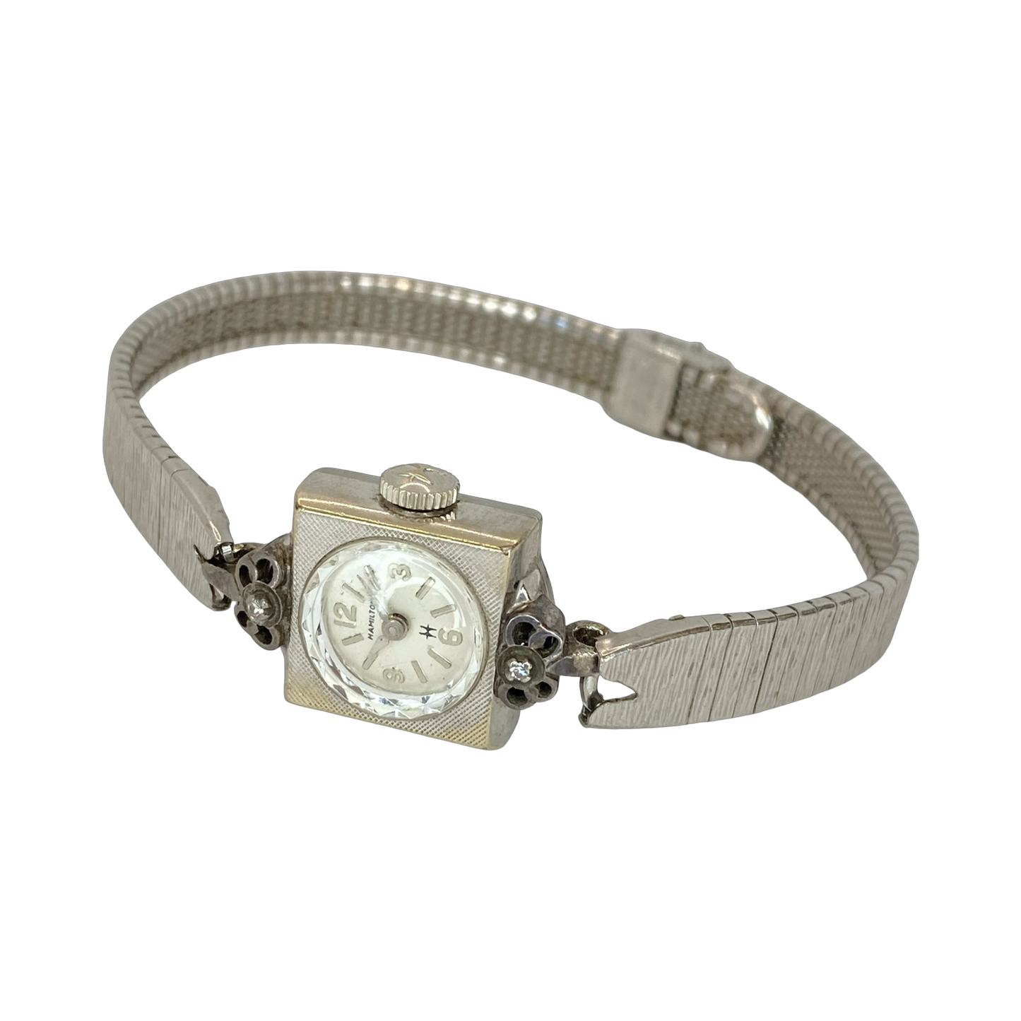 Vintage Hamilton Ladies Manual Wind 10K RGP Bezel Sterling Lugs Ref.26346