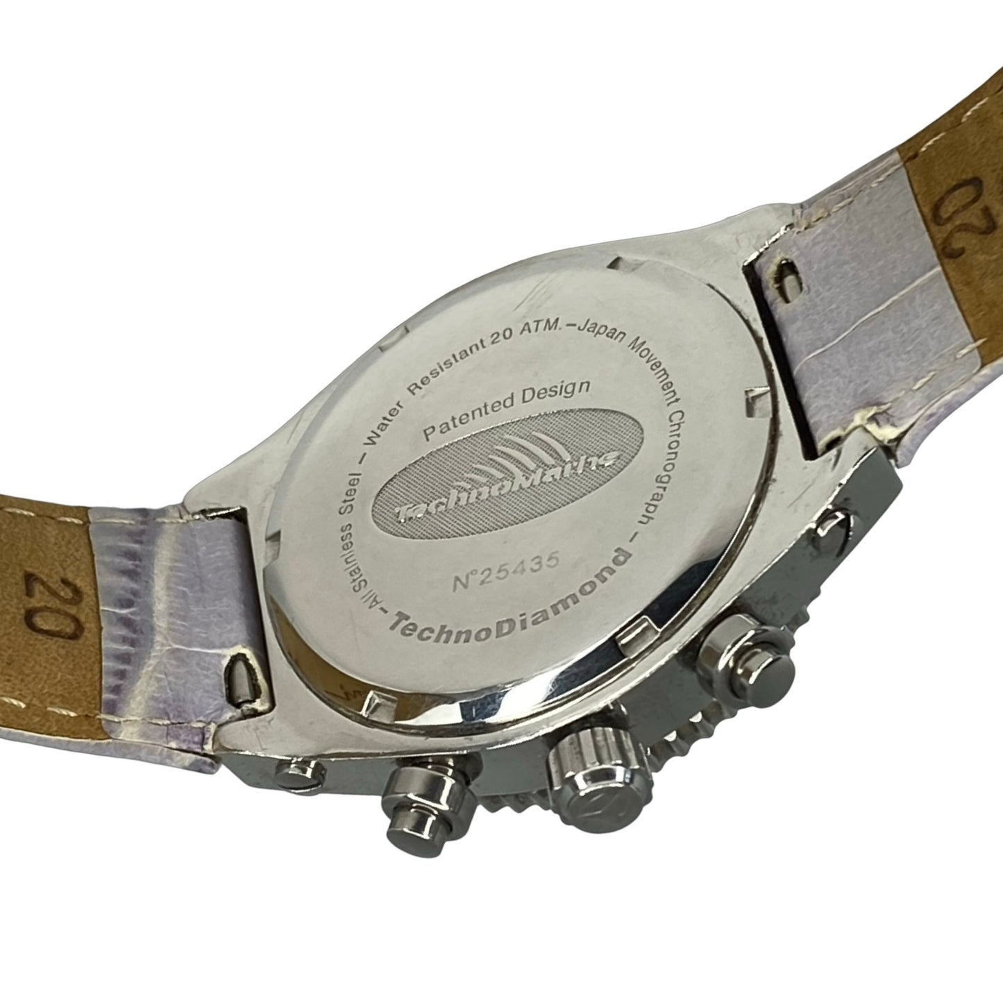 TechnoMarine TechnoDiamond Quartz Chronograph Diamond Bezel