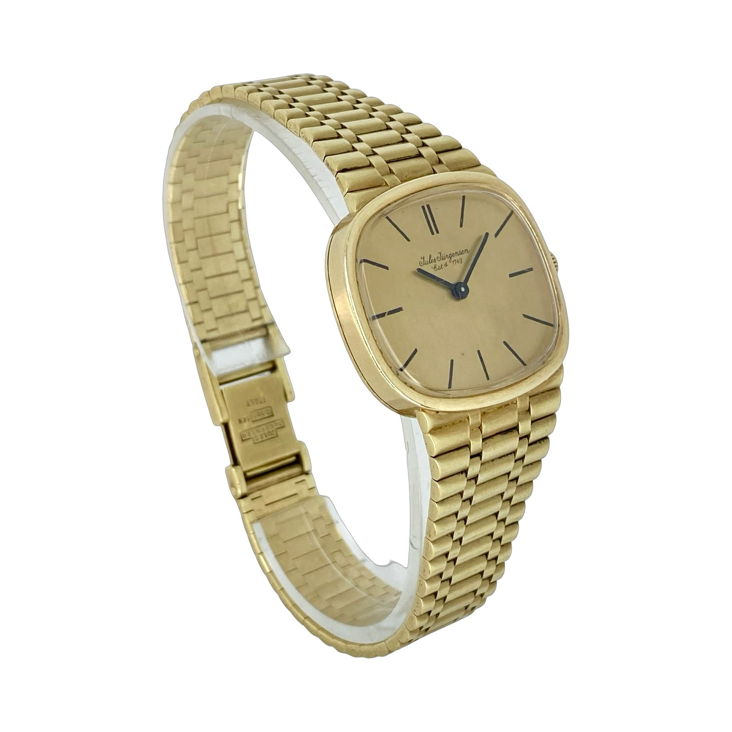 Jules Jürgensen 14K Yellow Gold Manual Wind Vintage Watch