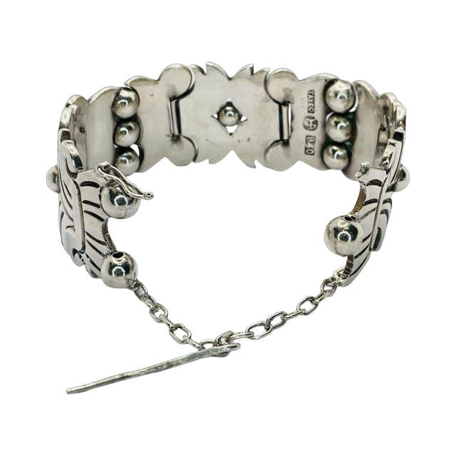 Estate Jewelry Taxco 940 Silver Bracelet