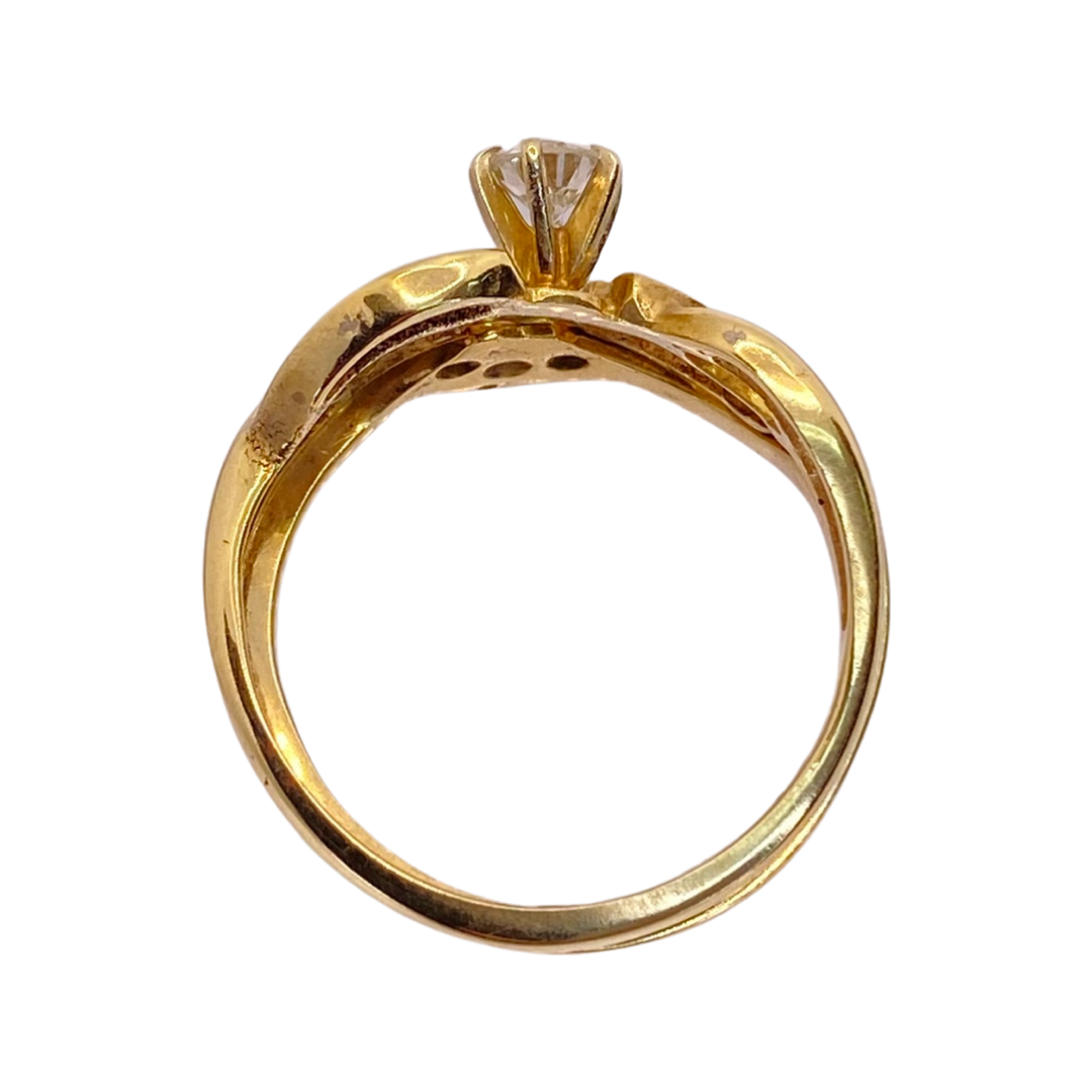 14K Yellow Gold Ring Set