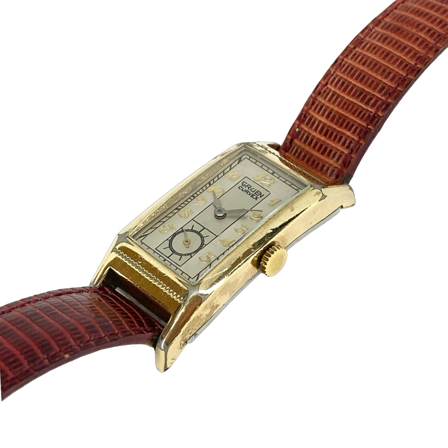 Gruen Curvex Guildite Base Metal Manual Wind