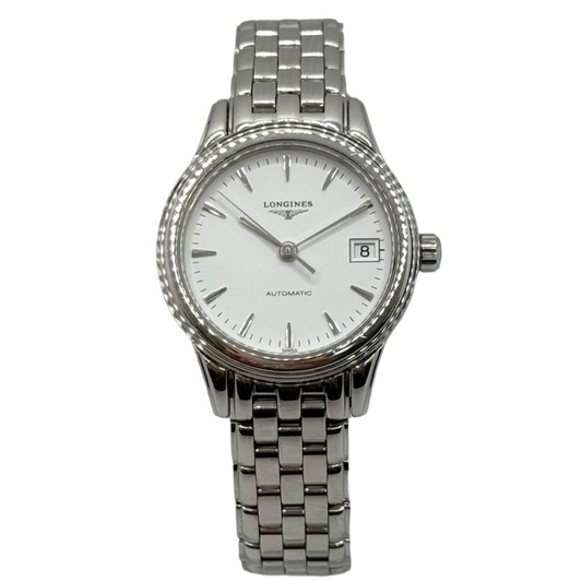 Longines Les Grandes Classiques Flagship Womens Automatic Watch White Dial Stainless Steel L4.274.4.12.6