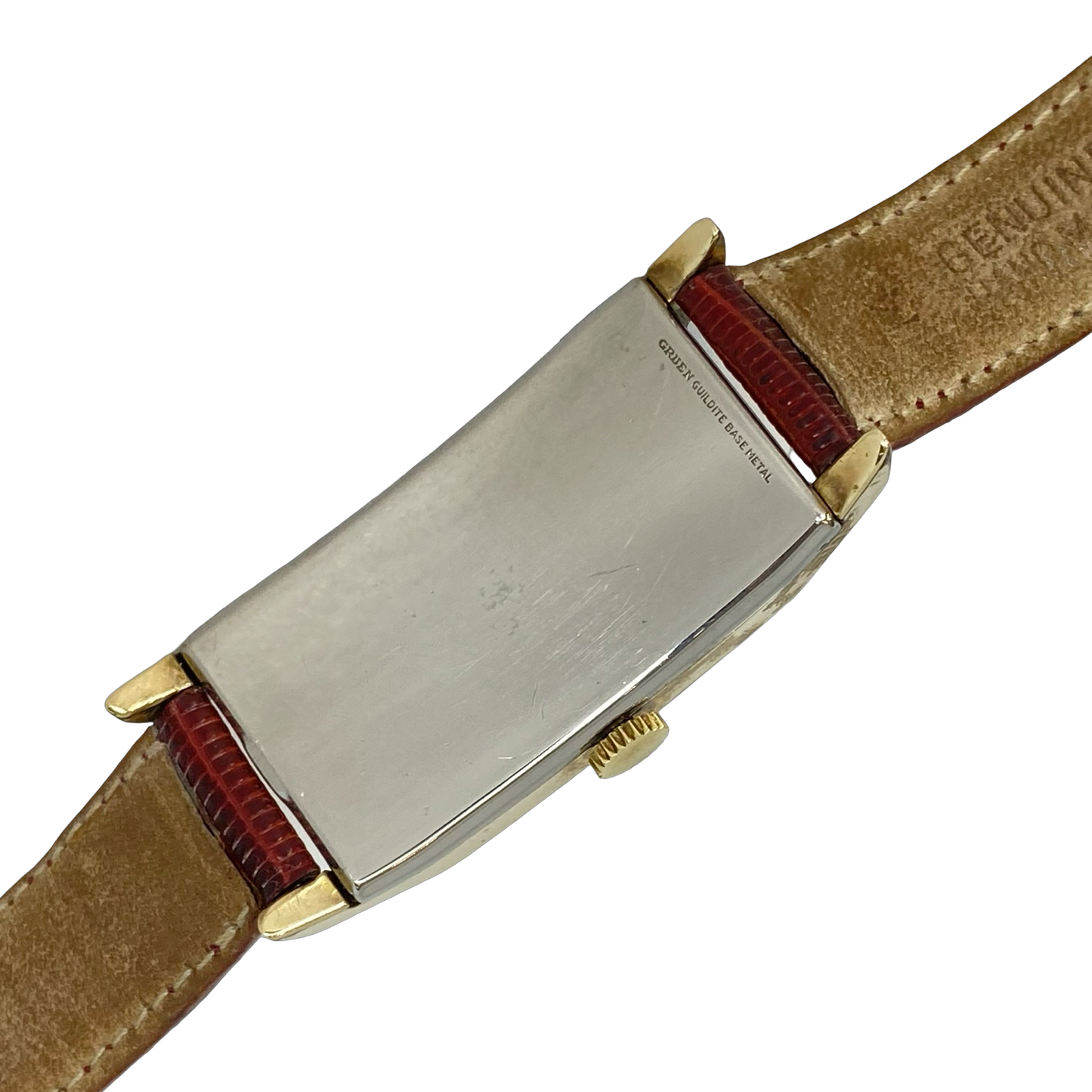 Gruen Curvex Guildite Base Metal Manual Wind