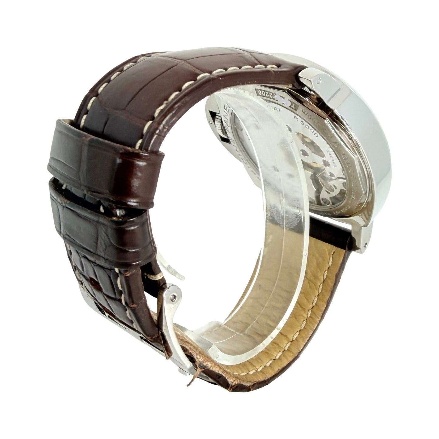Panerai Luminor Marina 8 Days 44mm Manual Winding Black Dial Brown Strap OP6937