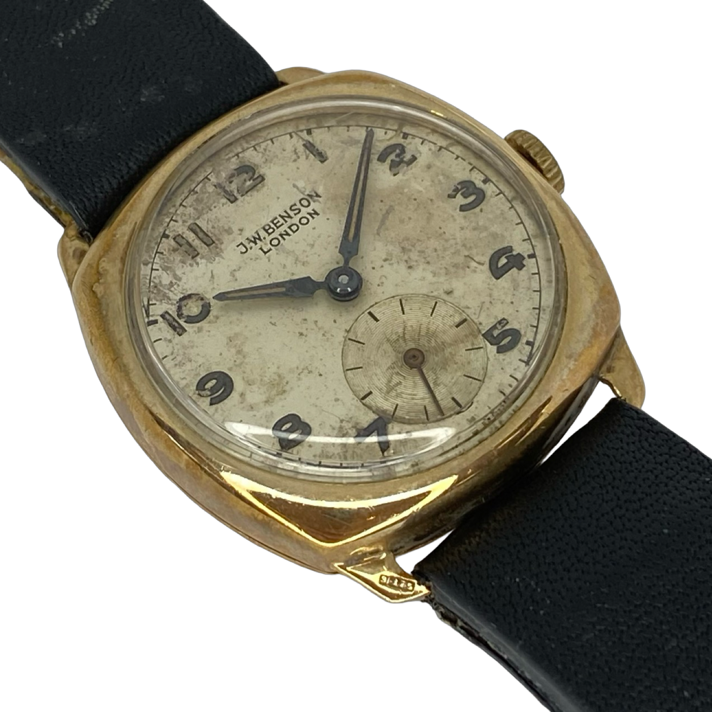 J.W. Benson 9ct Yellow Gold Manual Wind Watch 29mm Ref.12100