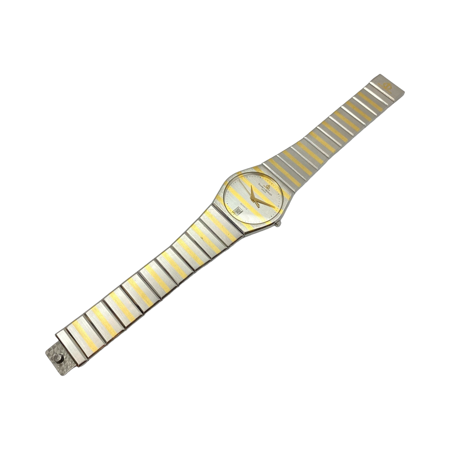 Baume & Mercier Classique Monte Carlo "Zebra" Quartz Gold/Silver Tone Stainless Steel 5123.038