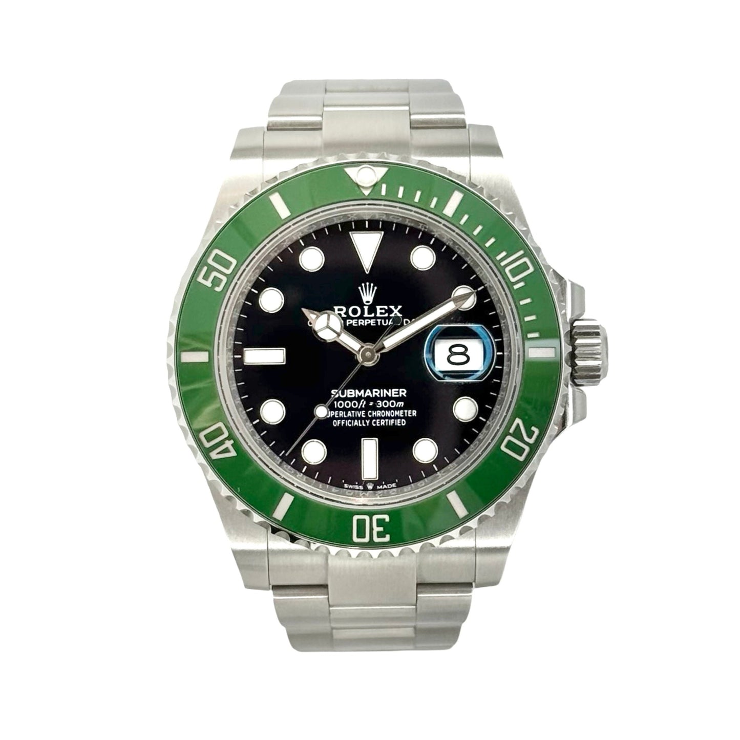 Rolex Submariner 41mm Black Dial Green "Starbucks" Bezel Oyster Bracelet M126610LV-0002