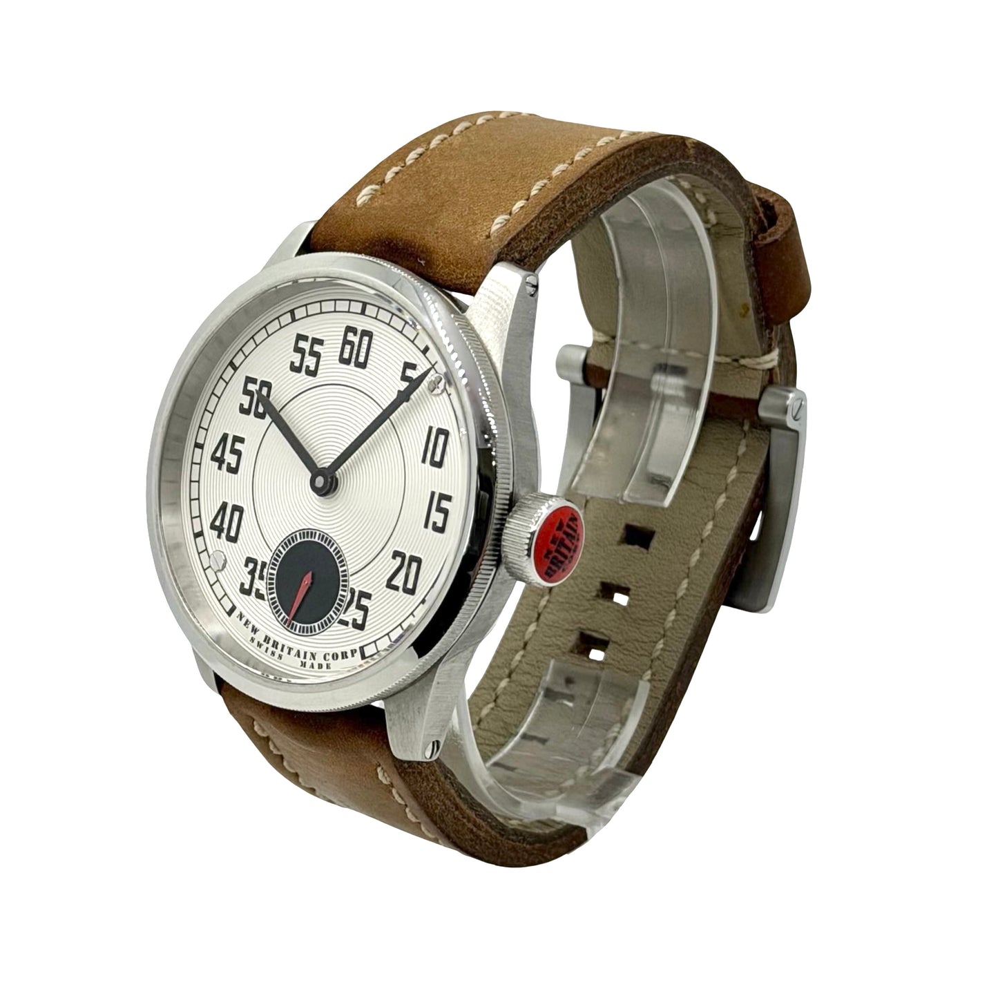 New Britain Corp Watch Limited Edition Manual Wind Silver Dial NA522 Pre-owned