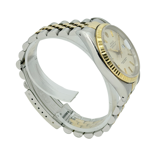 Rolex Datejust 36mm 18K Gold and Steel Silver Dial 16233 C.1990-91