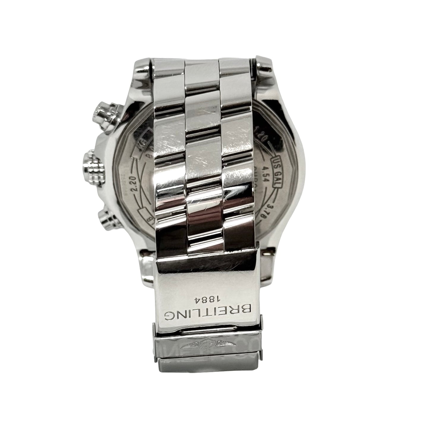 Breitling Super Avenger Automatic Chronograph White Dial on Steel Bracelet A13370