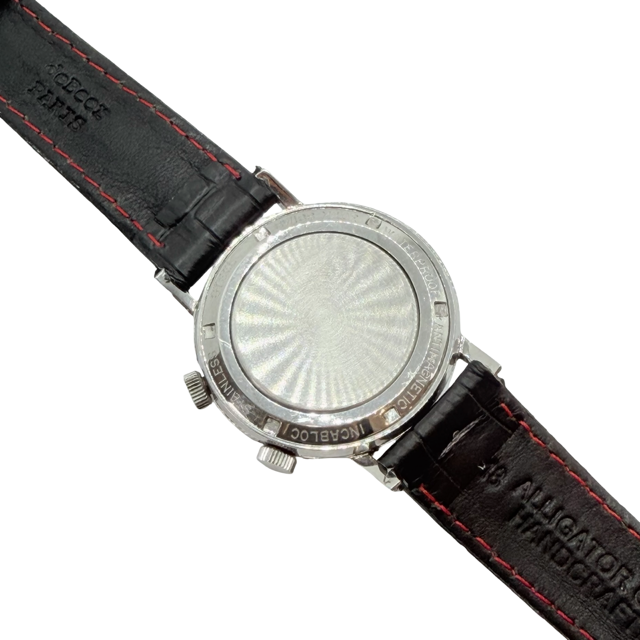 Vulcain Cricket Alarm Anti Magnetic Incabloc Stainless Steel 34mm