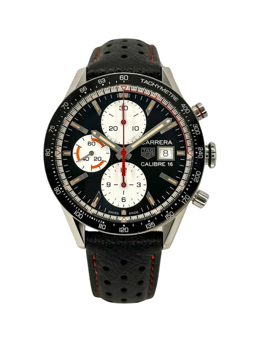 TAG Heuer Carrera Calibre 16 Black Chronograph Dial CV201AP.FC6429