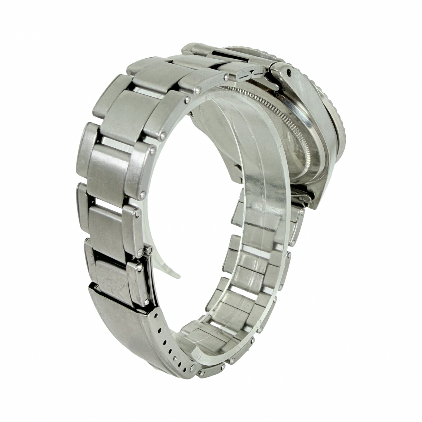 Rolex Submariner No Date 40mm Black Dial Riveted Stainless Steel Bracelet Ref.5513
