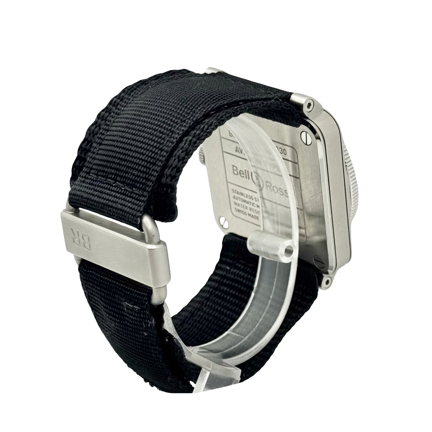 Bell & Ross BR-03 GMT Black 42 MM Ref: BR0393-BL-ST/SCA