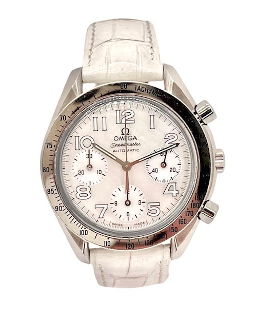 Omega Speedmaster Automatic Chronograph Mother-of-Pearl Dial 3834.70.36