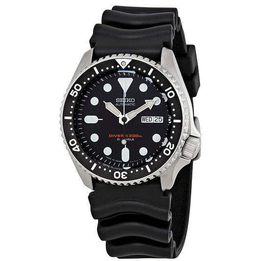 Seiko Automatic Scuba Diver Black Dial PolyUrethane Strap SKX007J Pre-Owned