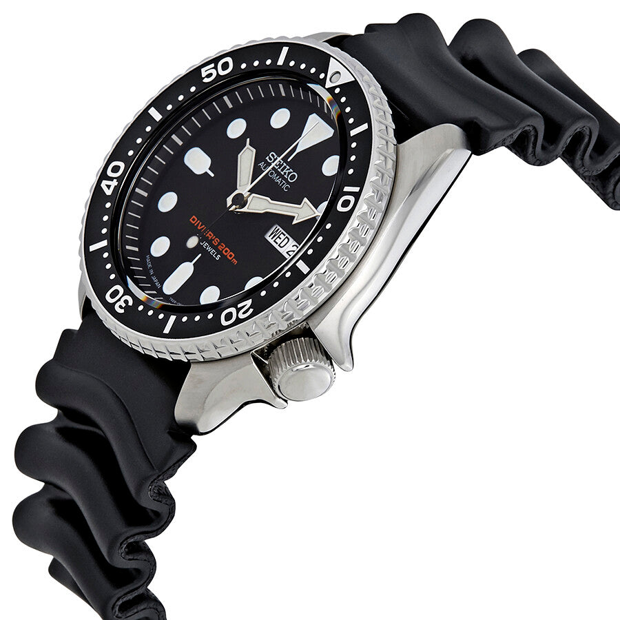 Seiko Automatic Scuba Diver Black Dial PolyUrethane Strap SKX007J Pre-Owned