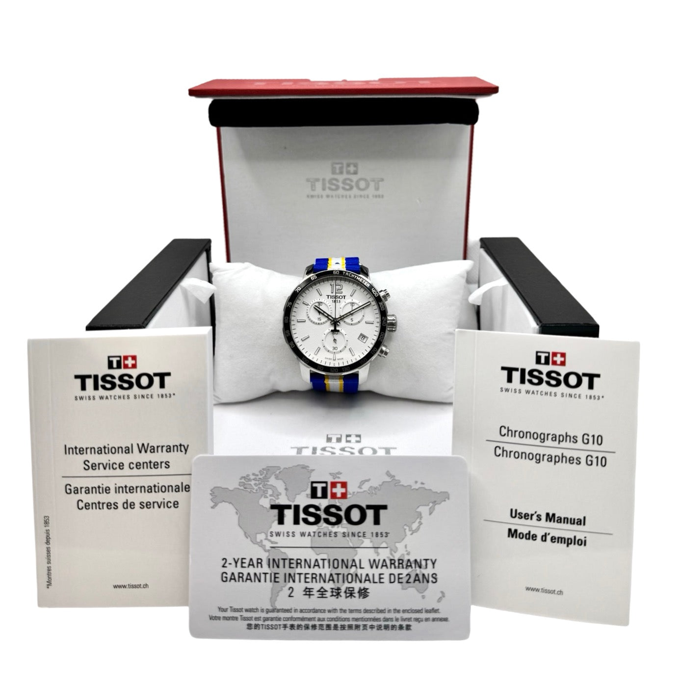 Tissot Quickster Chronograph NBA Golden State Warriors 42mm Watch T095.417.17.037.15