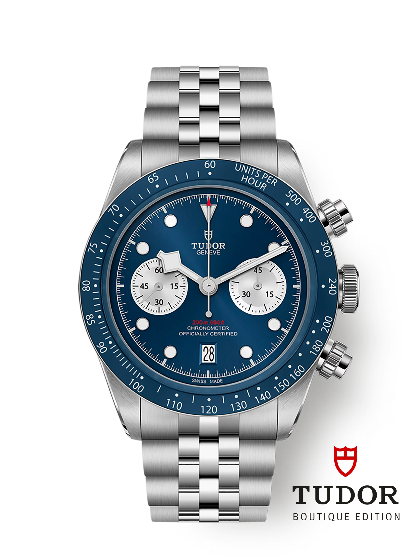 Tudor Black Bay Chrono 41mm Blue Dial Steel Bracelet M79360B-0002