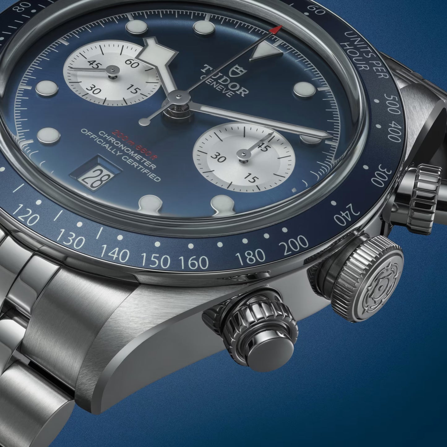 Tudor Black Bay Chrono 41mm Blue Dial Steel Bracelet M79360B-0002