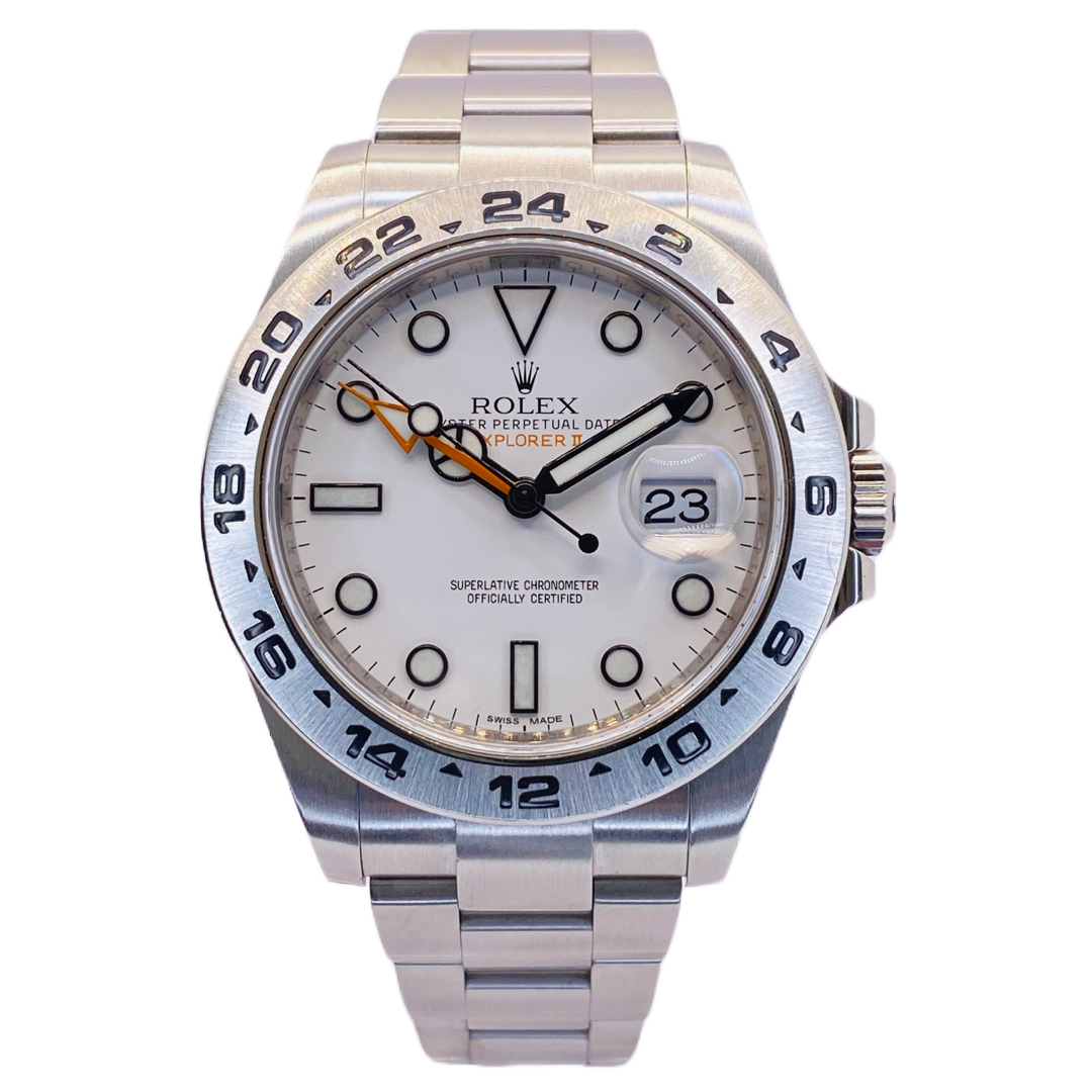 Rolex Explorer II GMT Polar White Dial 216570