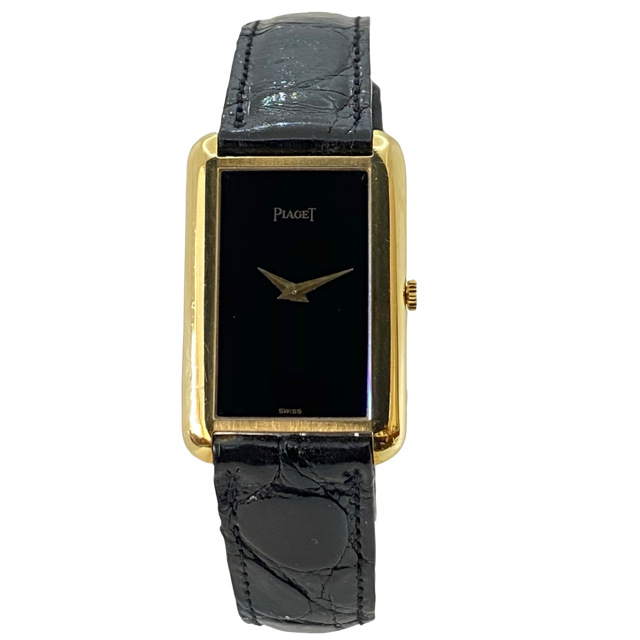 Piaget 9228 Black Onyx Dial 18K Yellow Gold