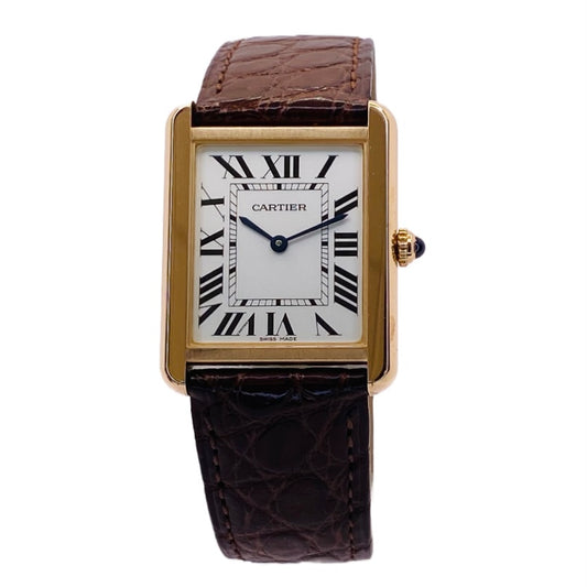 Cartier Tank Solo Large 18K Rose Gold and Steel 3167