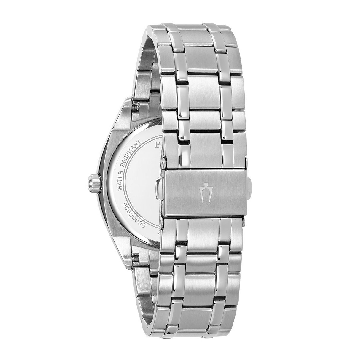 Bulova Mens Silver Dial 98B349