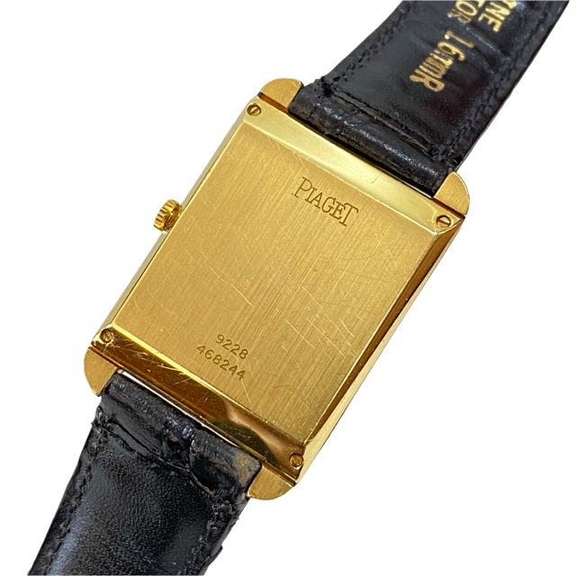 Piaget 9228 Black Onyx Dial 18K Yellow Gold