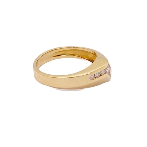 14K Yellow Gold Mens Ring