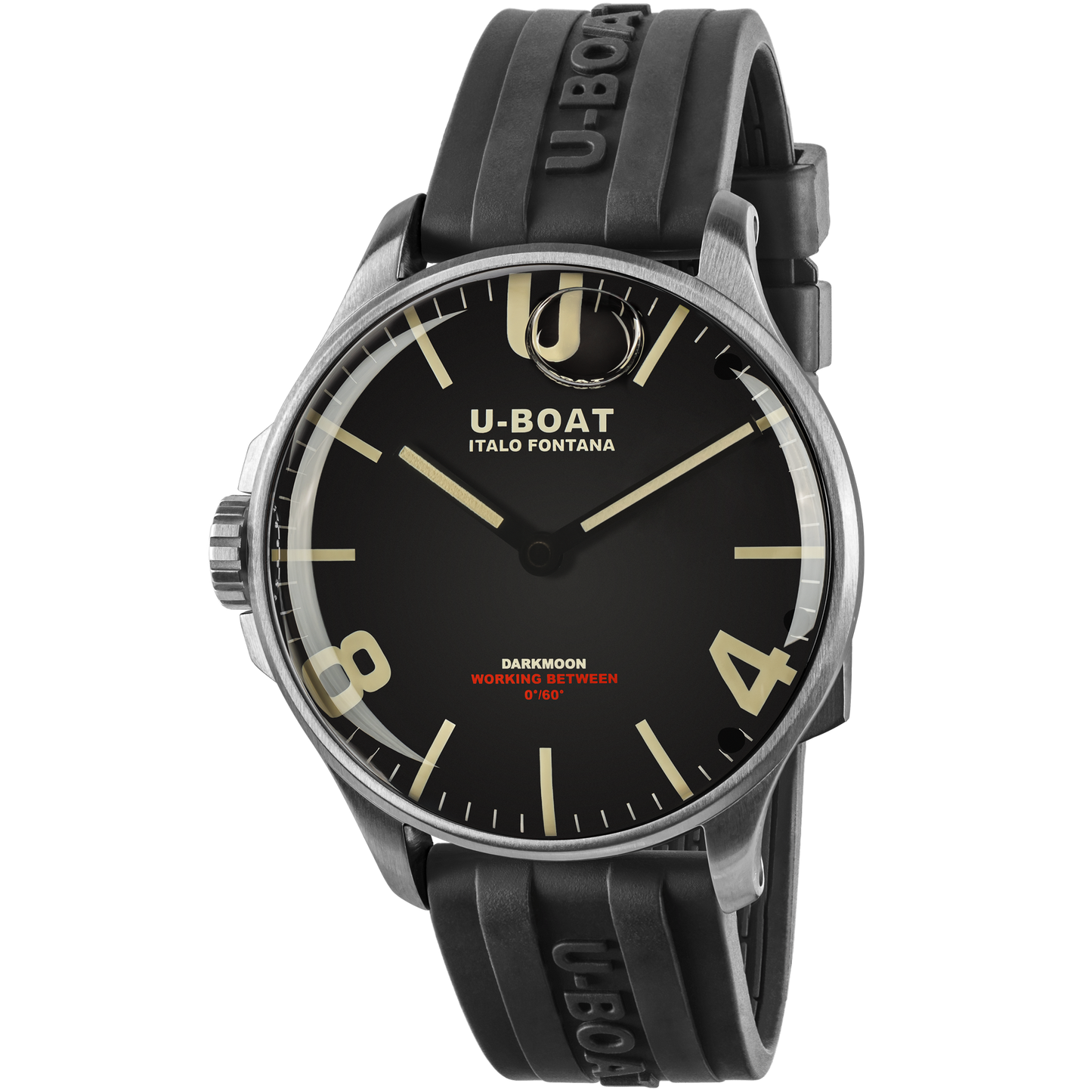 U-BOAT Darkmoon 44mm Black SS 8463/B