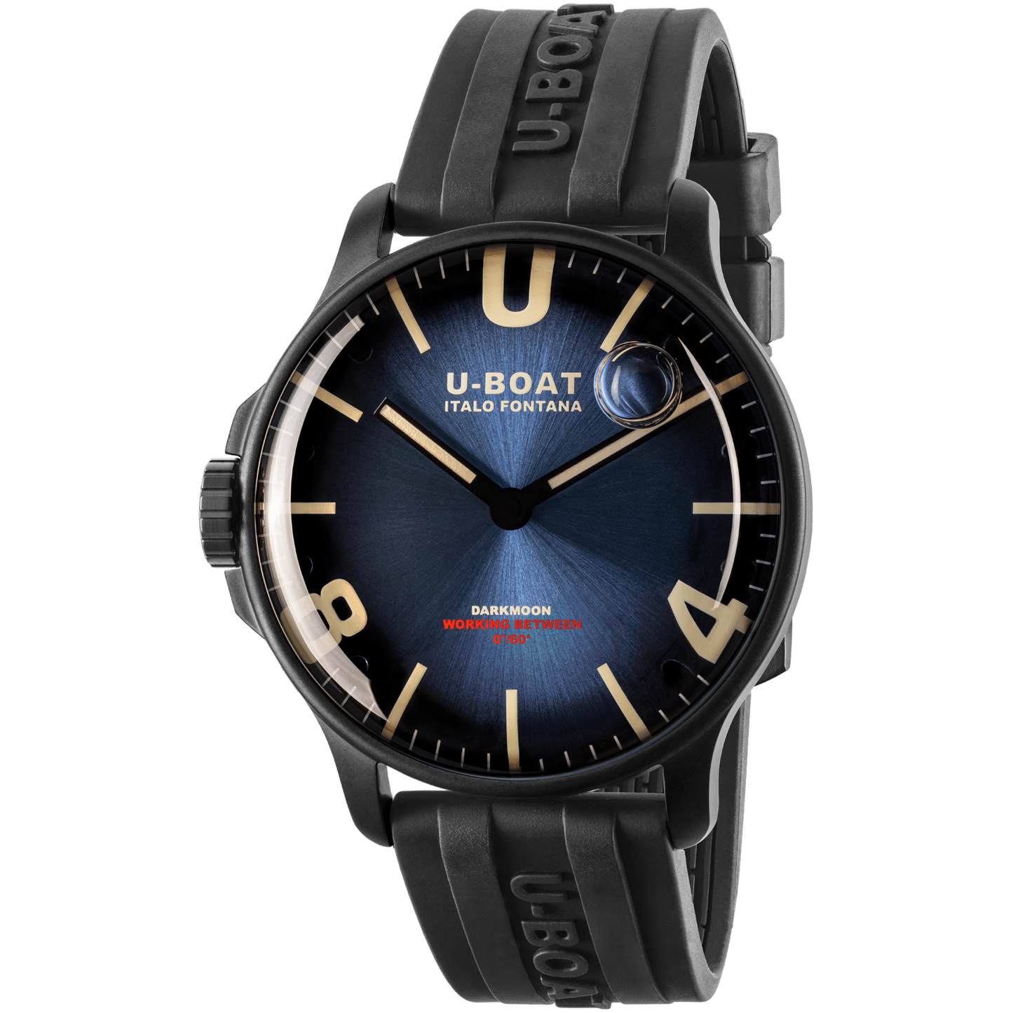 U-BOAT DARKMOON 44MM BLUE PVD SOLEIL 8700/B