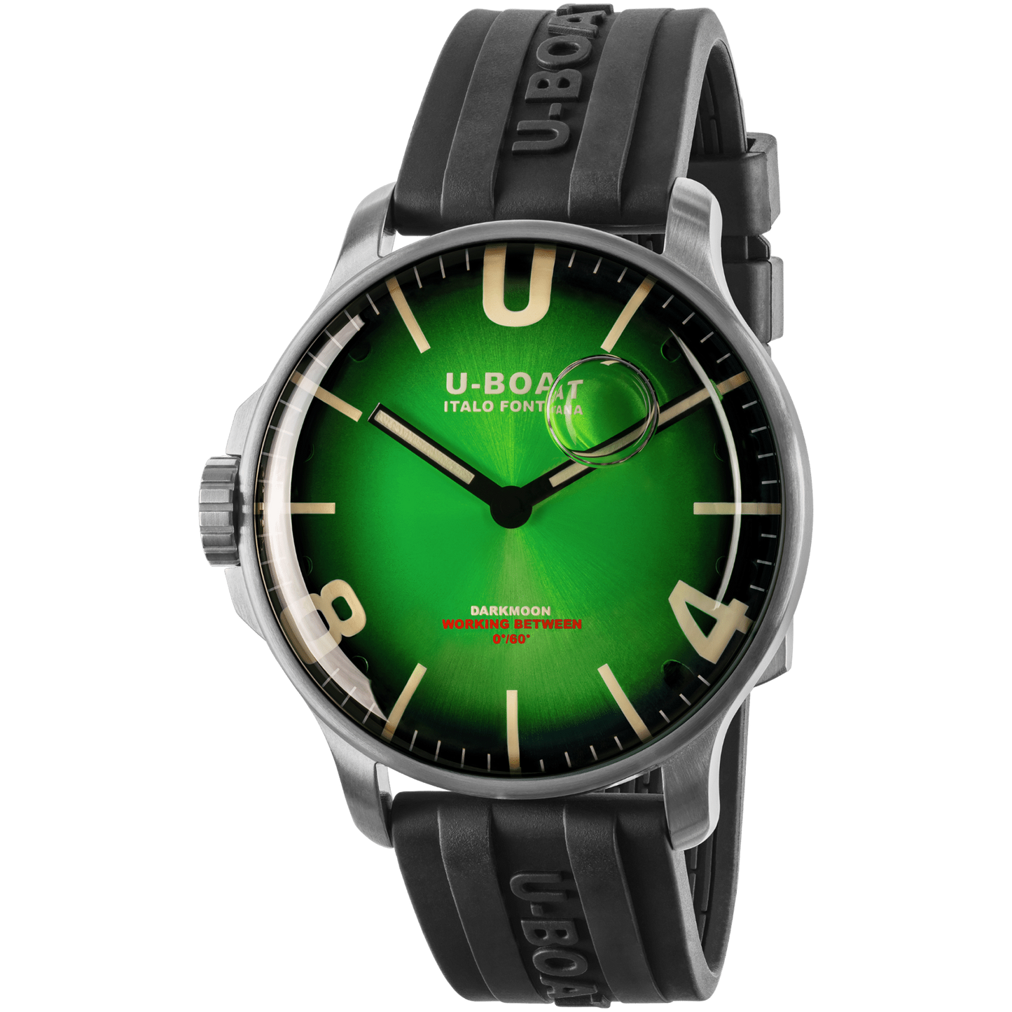 U-BOAT DARKMOON 44MM GREEN SS SOLEIL 8702/B