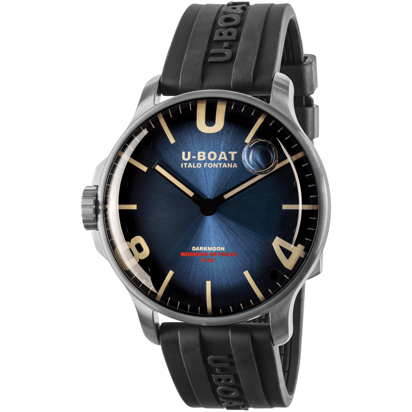 U-BOAT DARKMOON 44MM BLUE SS SOLEIL 8704/B