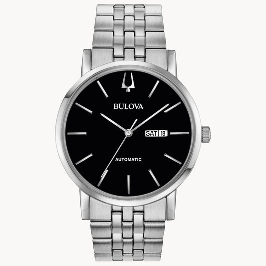 Bulova Classic American Clipper Black Dial Automatic 96C132