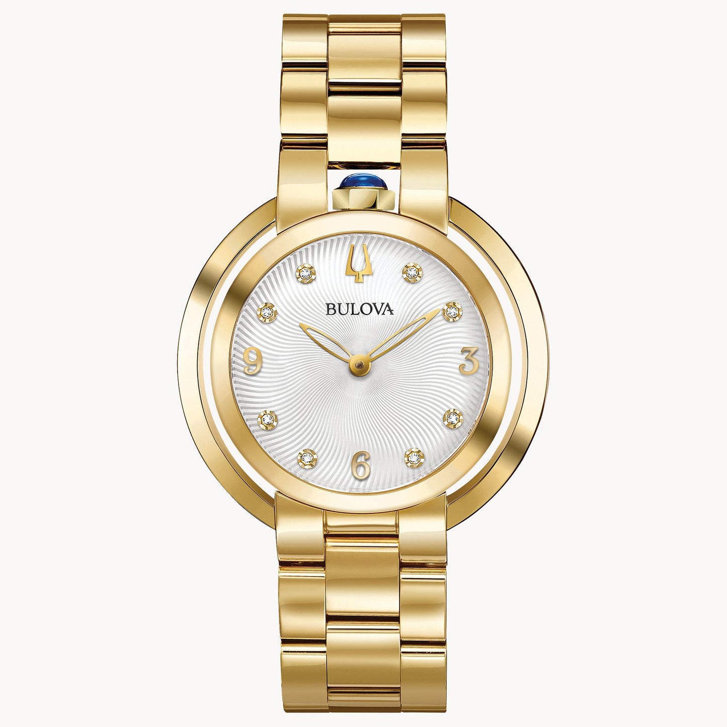 Bulova Rubaiyat Collection in Yellow Gold Tone 97P125