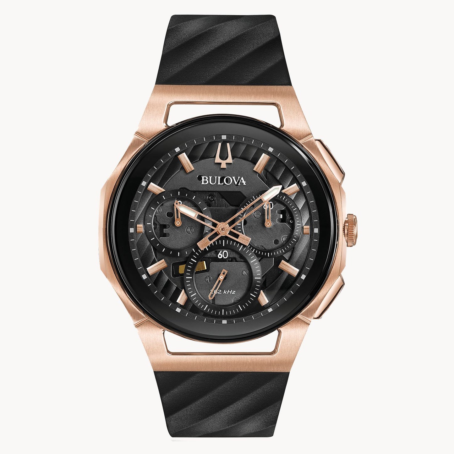 Bulova Curv Rose Gold Tone 98A185