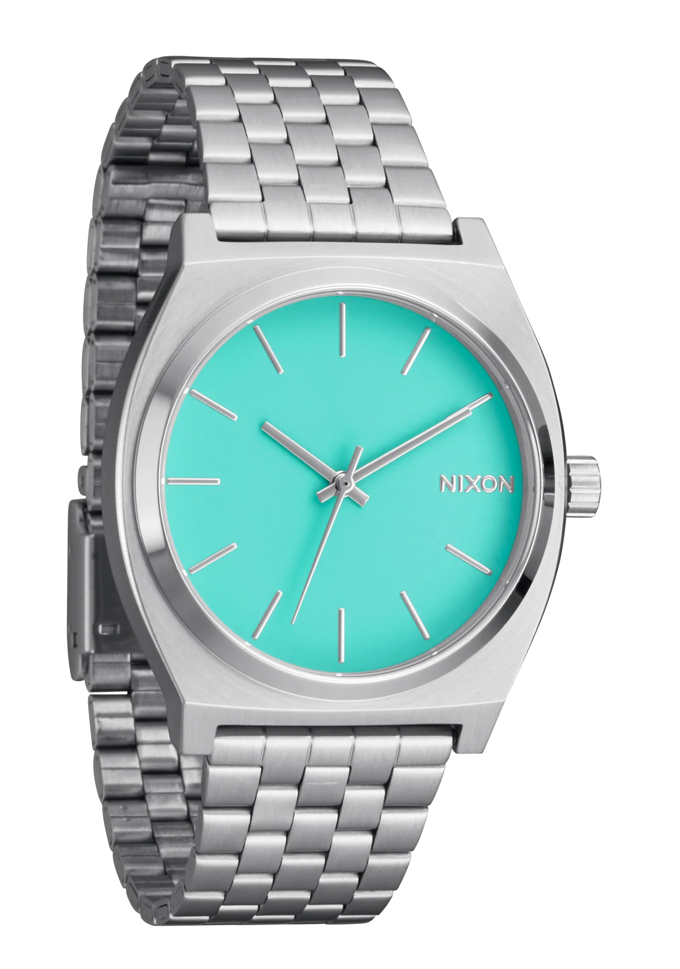 NIXON Time Teller Silver Turquoise A045-2084-00